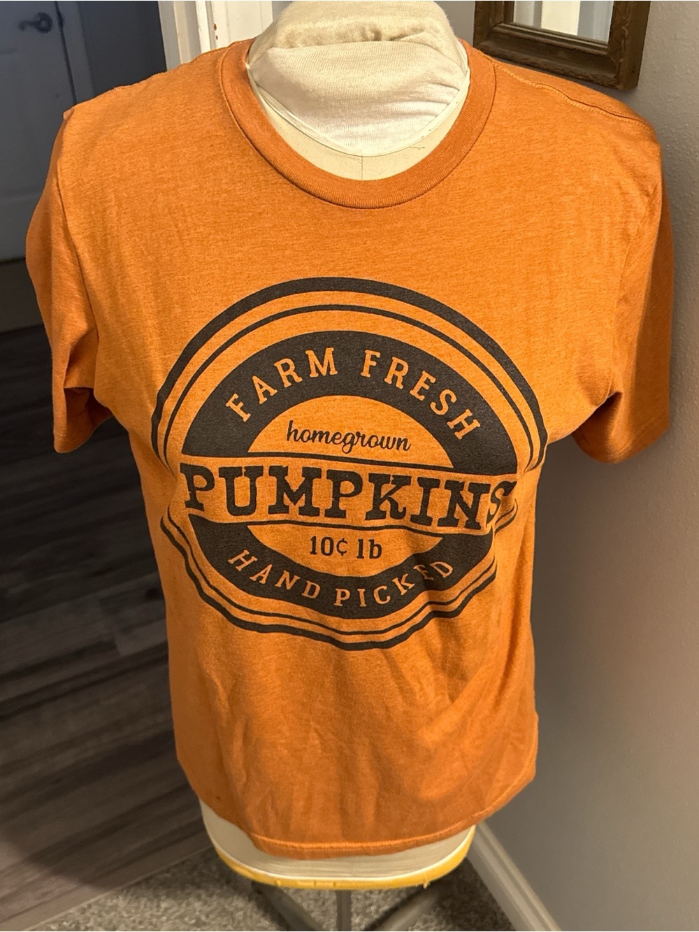 Farm Fresh Pumpkins Graphic Tee - Orange
